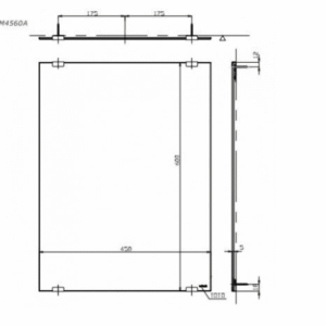 Ảnh công trình thực tế Gương Phòng Tắm TOTO YM4560A Chống Mốc