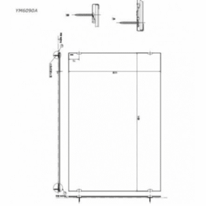 Ảnh công trình thực tế Gương Phòng Tắm TOTO YM6090A Chống Mốc