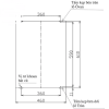 Gương Tráng Bạc INAX KF-4560VA Phòng Tắm - ảnh 2