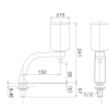 Hộp Xà Phòng INAX KF-24FL Đặt Bàn - ảnh 2