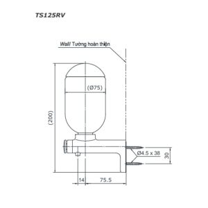 Ảnh công trình thực tế Hộp Xà Phòng TOTO TS125RV Gắn Tường