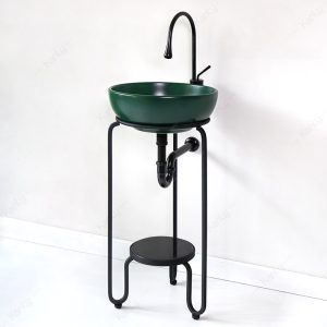Ảnh công trình thực tế Kệ Đặt Chậu Lavabo Bằng Sắt Kanly FP08