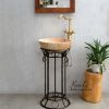 Kệ Đặt Chậu Rửa Mặt Lavabo Bằng Sắt Kanly FP03 - ảnh 5