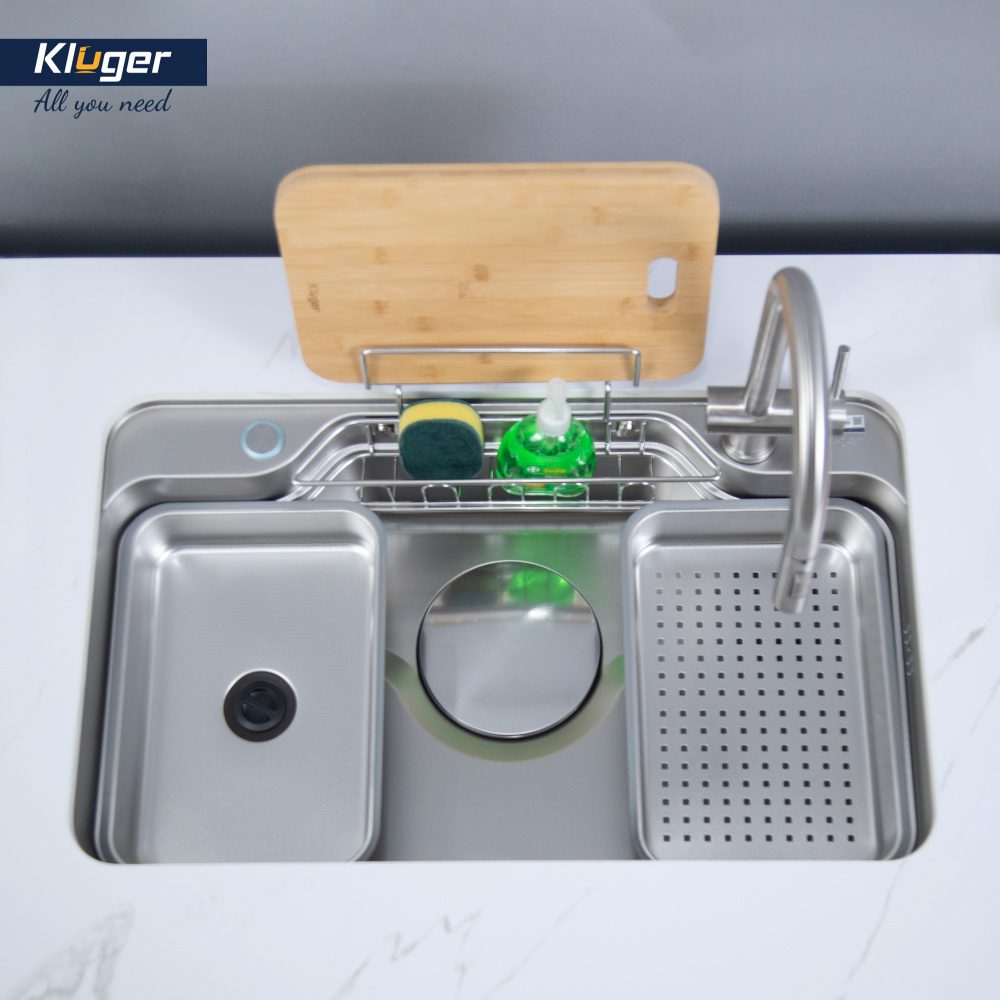 Ảnh công trình thực tế Chậu rửa bát Kluger KF7848FS – S78 Plus