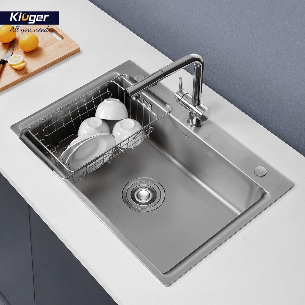 Ảnh công trình thực tế Chậu rửa bát Kluger KF8121S – S75