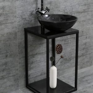 Ảnh công trình thực tế Khung Sắt Đặt Chậu Lavabo Kanly FP11