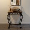 Khung Sắt Mỹ Thuật Đặt Chậu Lavabo Kanly FP04 - ảnh 2