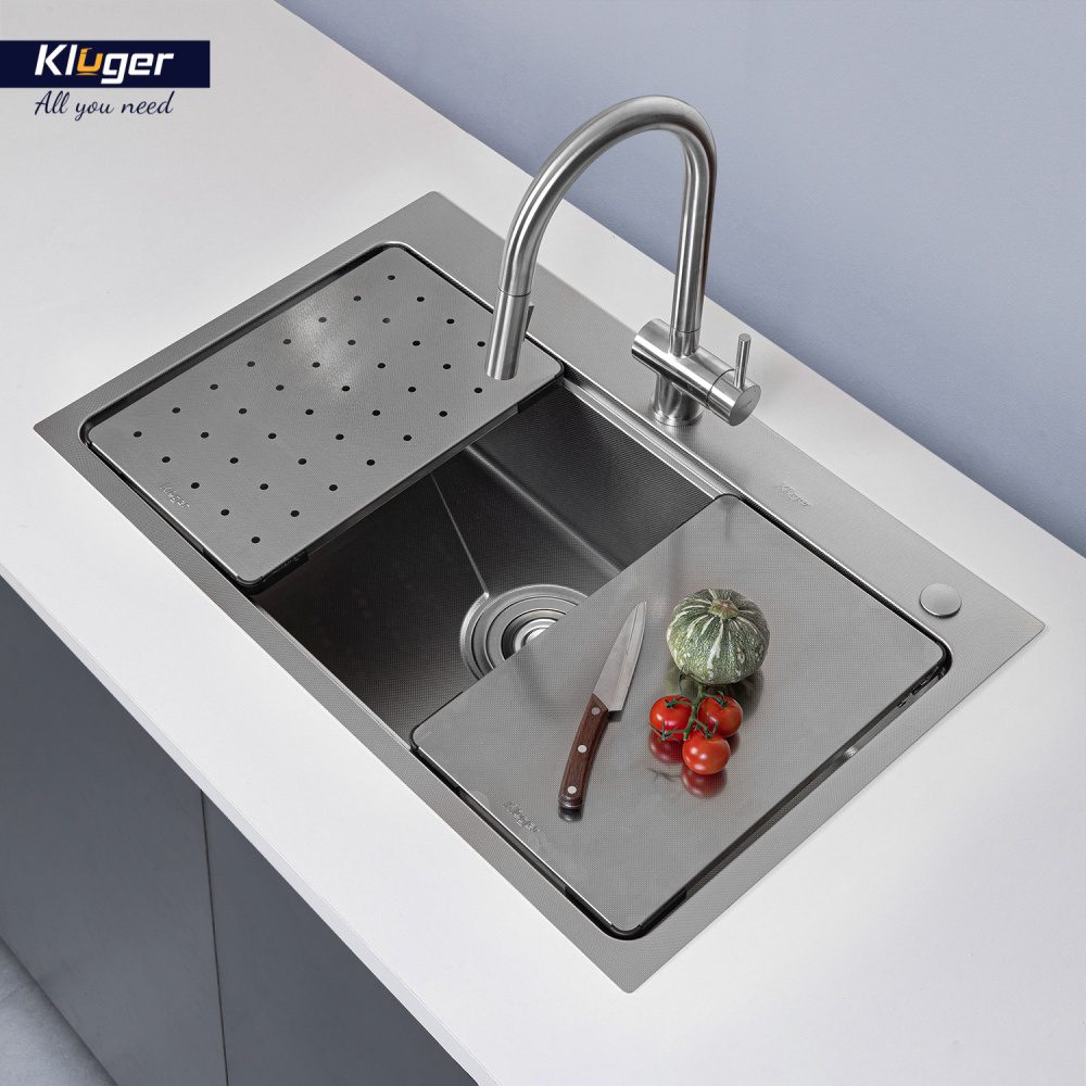 Ảnh công trình thực tế Chậu rửa bát Kluger KW8181FS – S81 Plus