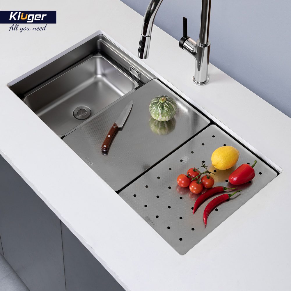 Ảnh công trình thực tế Chậu rửa bát Kluger KWU8161FS – S86 Plus