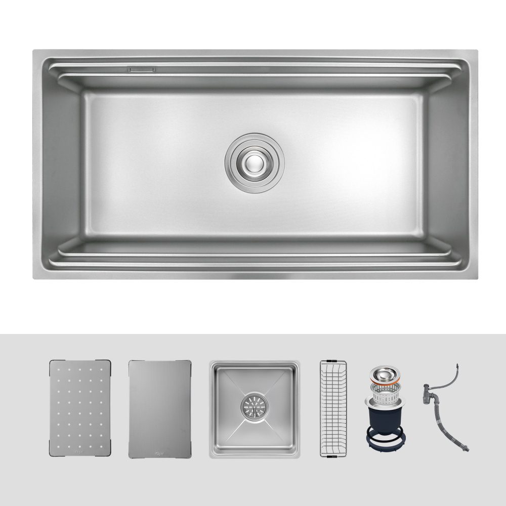 Ảnh công trình thực tế Chậu rửa bát Kluger KWU8161FS – S86 Plus