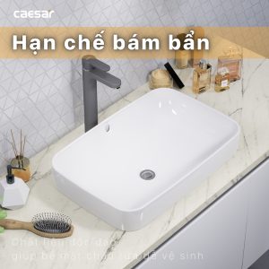 Ảnh công trình thực tế Lavabo Caesar đặt trên bàn L5262