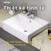 Lavabo Caesar dương bàn LF5301 - ảnh 3