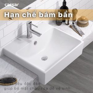 Ảnh công trình thực tế Lavabo Caesar dương bàn LF5301