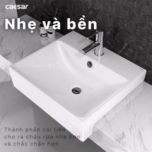 Ảnh công trình thực tế Lavabo Caesar dương bàn LF5301