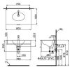 Lavabo CAESAR LF5026 Đặt Bàn - ảnh 3