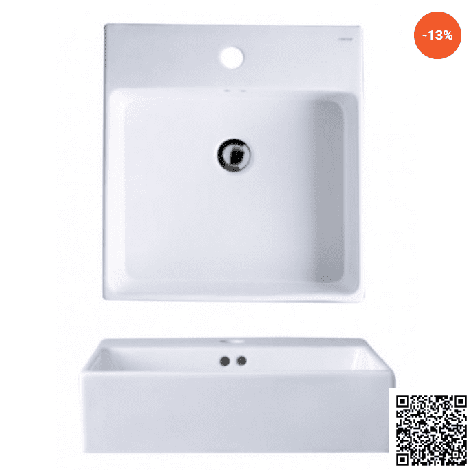 Lavabo CAESAR LF5261 Treo Tường/Đặt Bàn