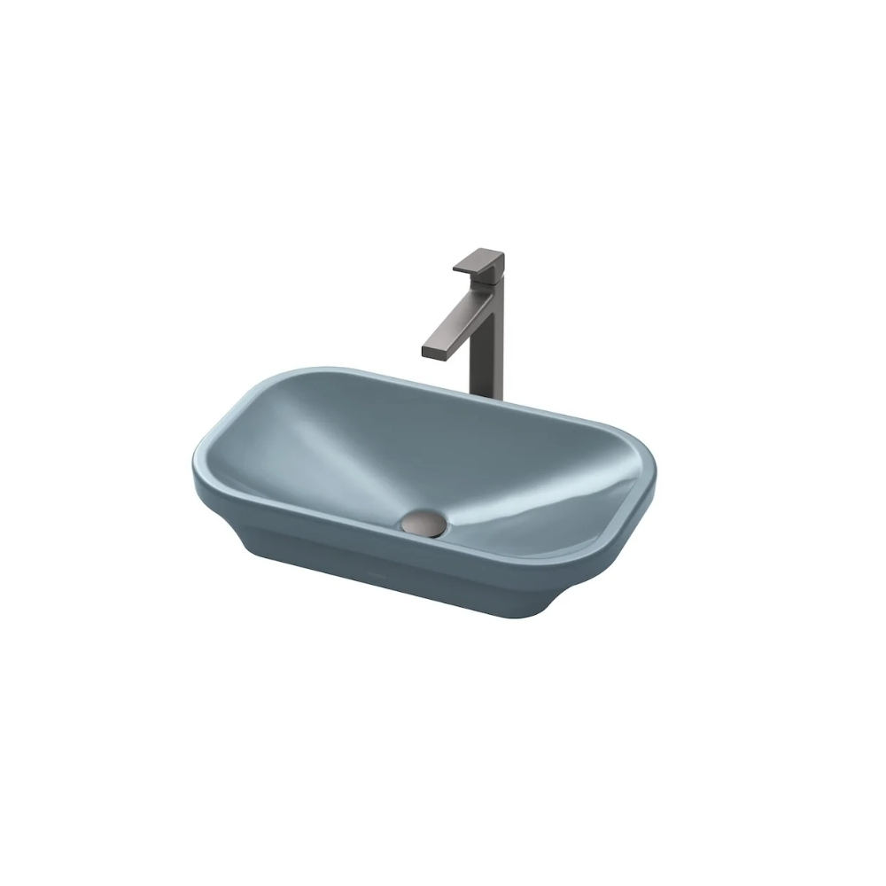 Lavabo đặt bàn TOTO LW630JDW/F#ASB màu xanh tro