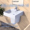 Lavabo treo tường Caesar LF5263/PF2463 chân lửng - ảnh 3