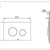 Mặt nạ nút nhấn TOTO MB005DNP - ảnh 3