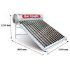 Máy Năng Lượng Mặt Trời ĐẠI THÀNH 180 Lít VIGO SUS316 Dạng Ống 58 - ảnh 2