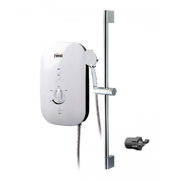 Máy Nước Nóng Trực Tiếp FERROLI DIVO SSP 4500W Bơm Tăng Áp