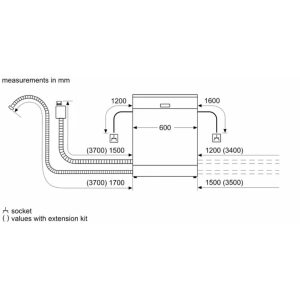 Ảnh công trình thực tế Máy rửa bát độc lập SMS6ZCI00P series 6