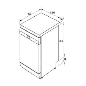 Ảnh công trình thực tế Máy rửa bát độc lập SPS25CI03E series 2