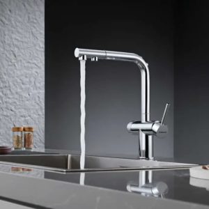 Alternative view of Vòi rửa chén dây rút 3 đường nước NOBIBOX MIRA NX333