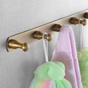 Ảnh công trình thực tế Móc Treo Đồ Kanly GCK20 5 Móc Bằng Đồng Cổ Điển