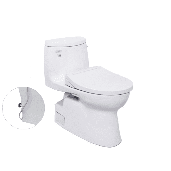 Bồn Cầu TOTO MS905E2#XW 1 Khối Nắp Rửa Cơ TCW07S