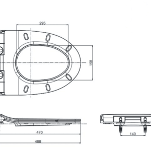 Ảnh công trình thực tế Nắp Bồn Cầu TOTO TC600VS#W (T8)