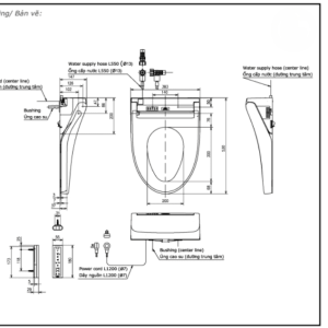 Ảnh công trình thực tế Nắp Rửa Điện Tử Washlet TOTO TCF34570GAA#NW1 Dòng S5