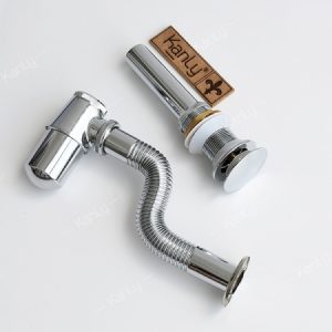 Ảnh công trình thực tế Ống Thoát Lavabo Kanly CHP05 Ruột Gà
