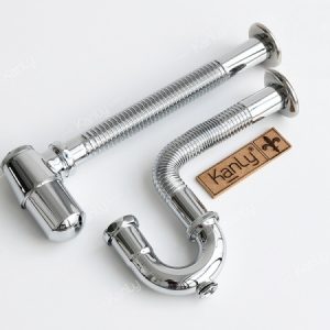 Ảnh công trình thực tế Ống Thoát Lavabo Kanly CHP05 Ruột Gà