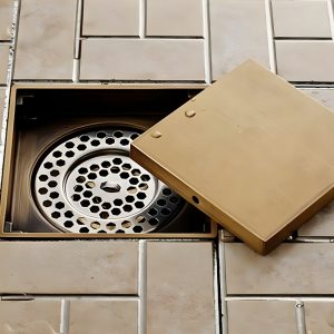 Ảnh công trình thực tế Phễu Thoát Sàn Kanly GCP10 Bằng Đồng