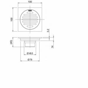 Ảnh công trình thực tế Phễu Thoát Sàn TOTO TVBA407