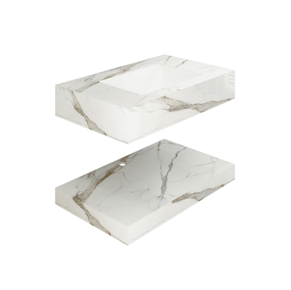 Chậu bàn đá 2 tầng PHL – 9S01P