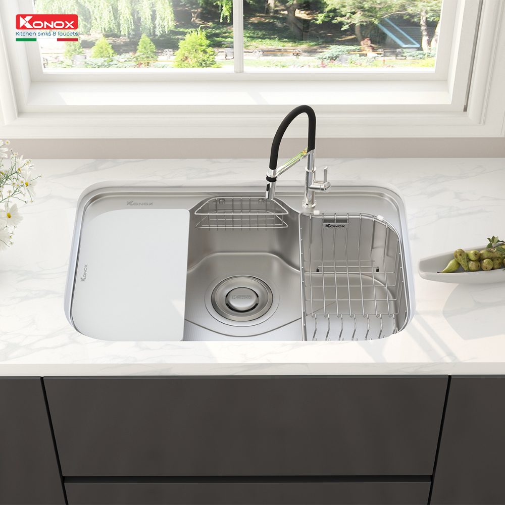 Alternative view of Chậu rửa bát chống xước phong cách Nhật TARI 7851SR
