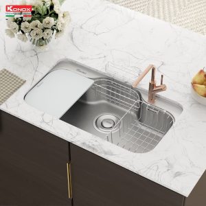 Ảnh công trình thực tế Chậu rửa bát phong cách Nhật Konox TARI 9051SR