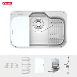 Ảnh công trình thực tế Chậu rửa bát chống xước phong cách Nhật TARI 7851SR