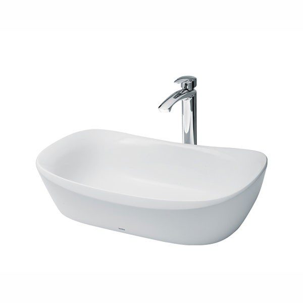 Chậu Rửa Mặt TOTO PJS07WE#MW Đặt Bàn Đá Cẩm Thạch