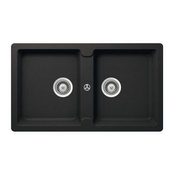Chậu Rửa Chén HAFELE GALBA HS-GD8650 570.36.300 Đá Màu Đen