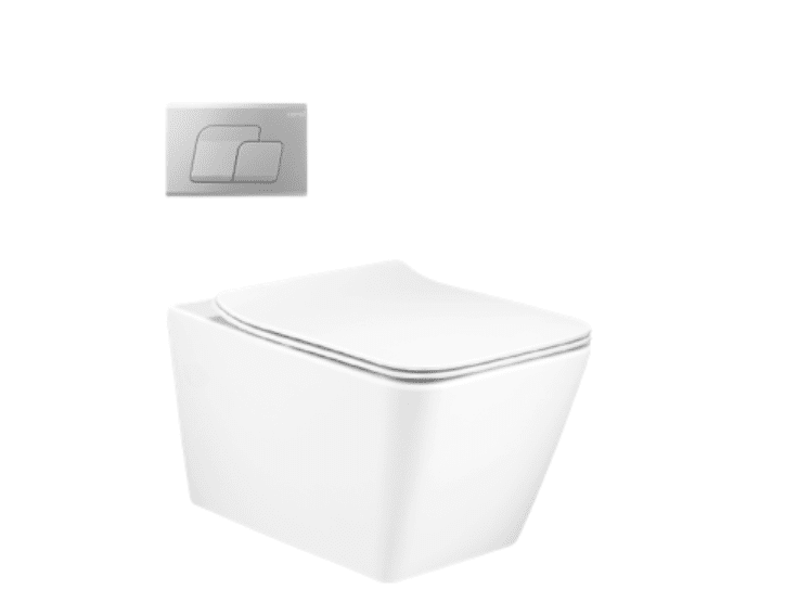 Bồn Cầu COTTO SC197627(F) Treo Tường Nắp Êm