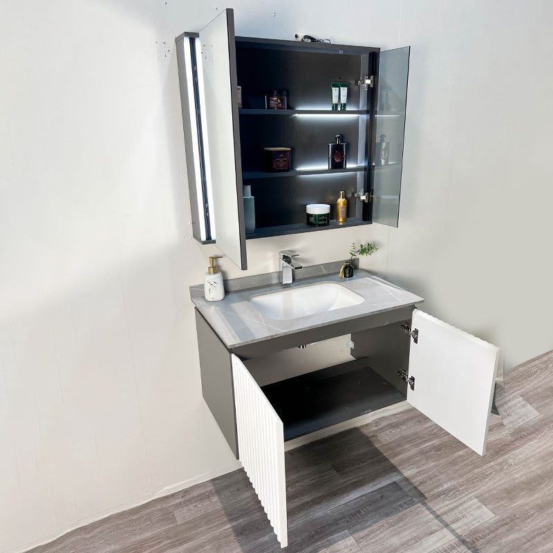 Ảnh công trình thực tế Bộ Tủ Chậu Phòng Tắm MOWOEN MW6620-80 800mm