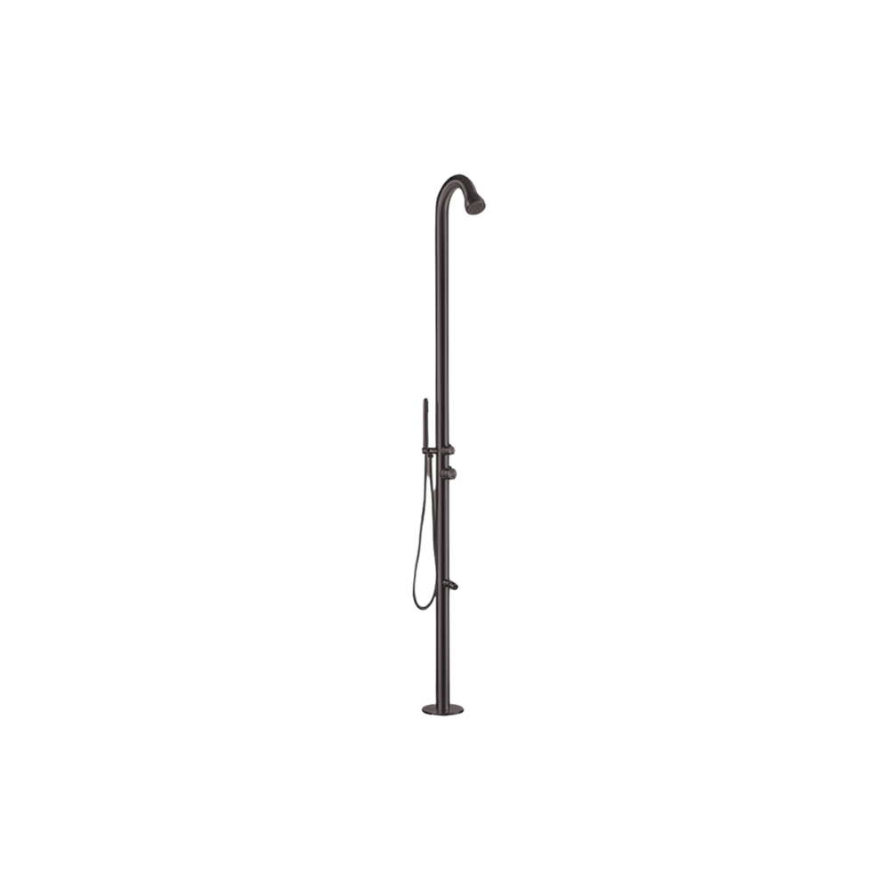 Sen Cây Tắm Đứng Kanly KLS9003 Nóng Lạnh Đặt Sàn Ngoài Trời Màu Đen