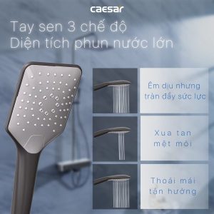 Ảnh công trình thực tế Sen tắm cây nhiệt độ Caesar tự động S788CB