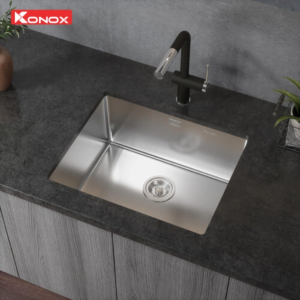 Alternative view of Chậu rửa bát Konox phong cách Nhật bề mặt mịn Tari 500SM