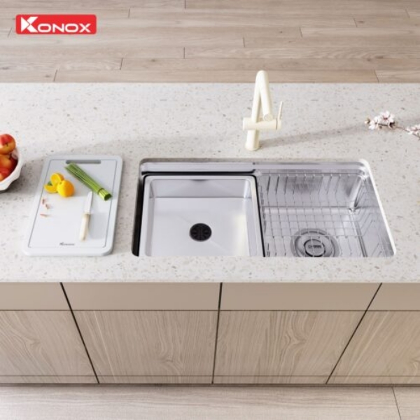 Alternative view of Chậu rửa bát Konox phong cách Nhật bề mặt mịn Tari 780SM