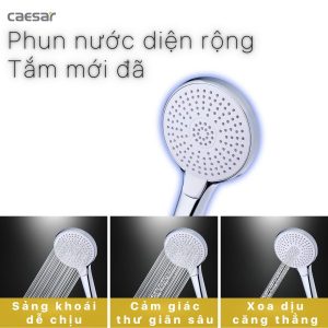 Ảnh công trình thực tế Tay sen Caesar 3 chế dộ SH233