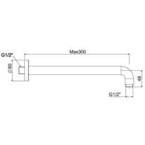 Ảnh công trình thực tế Thanh Nối Bát Sen American Standard FFAS9909BHG Gắn Tường Màu Ghi